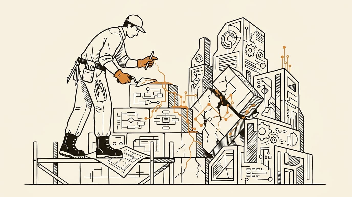 Prova editorial image for a post about AI builder readiness checks before launch.