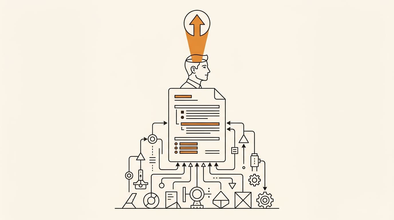 Prova editorial image for a post explaining how to write an AI tool recommendation memo that marketing leadership can approve.
