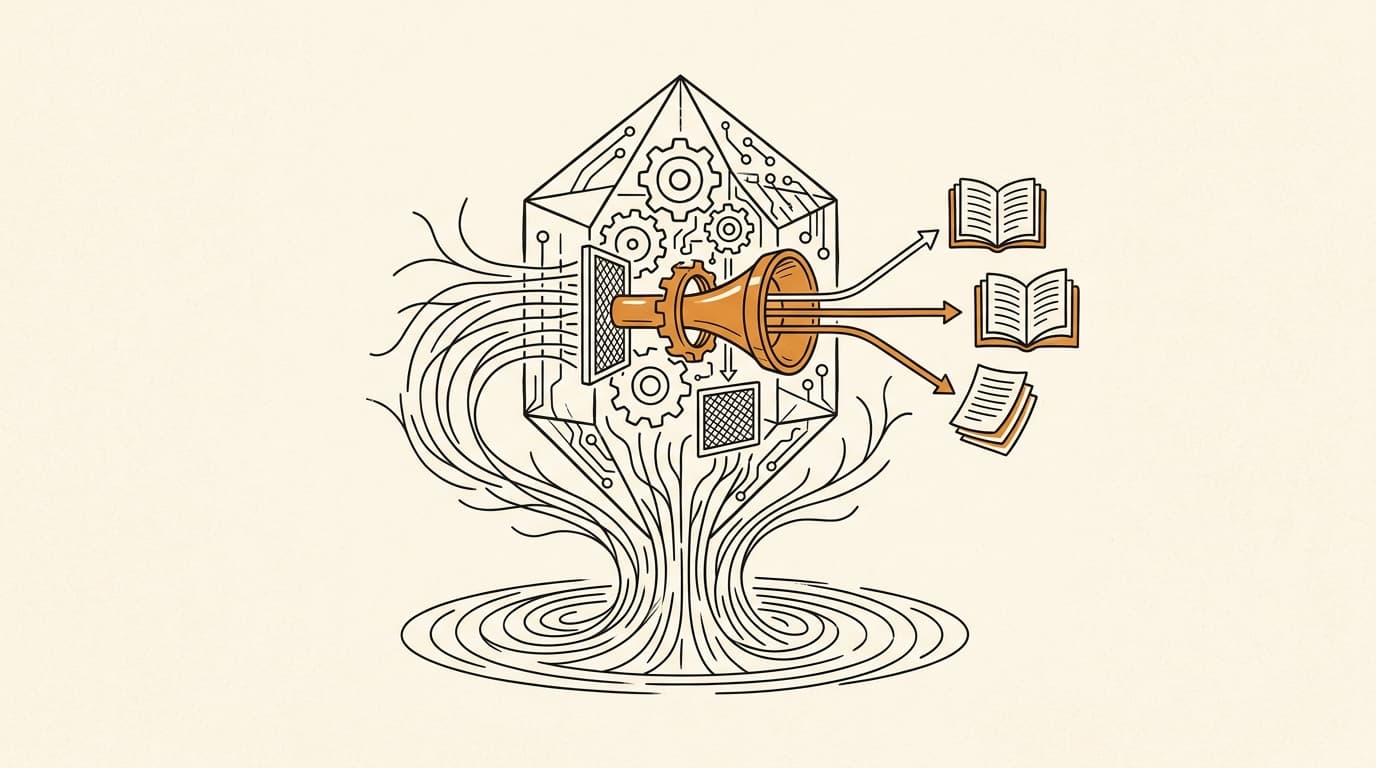 Prova editorial image explaining generative engine optimization and how AI engines choose and cite sources.