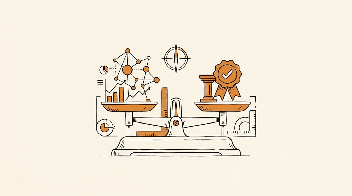 Prova editorial image for an honest self-selection guide about who gets the most from the Operator, Leader, and Builder paths.